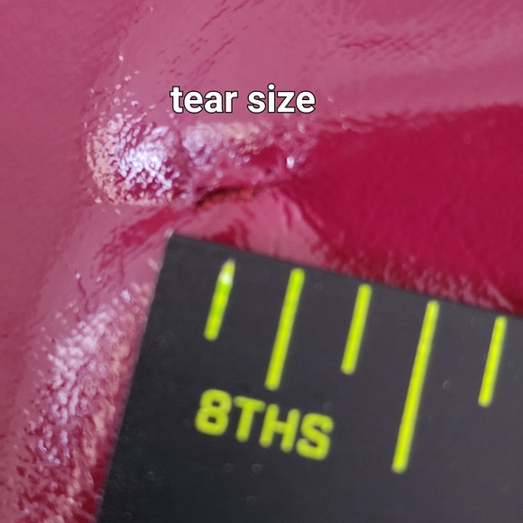 Guess NWT! Burgundy faux leather pants, size S - Picture 16 of 16